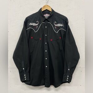 Vintage Limited Edition Brooks & Dunn Panhandle Slim Western Shirt, Size XL